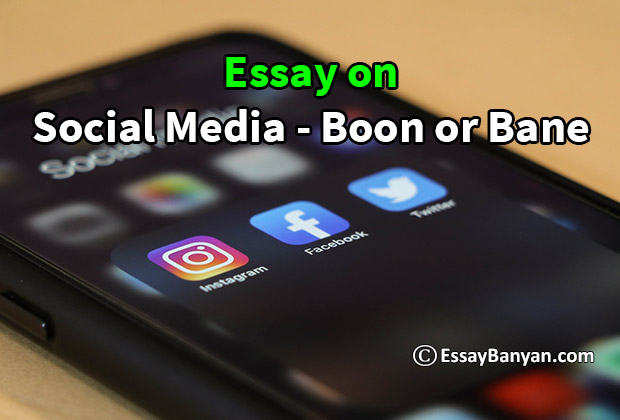 social media boon or bane essay in hindi