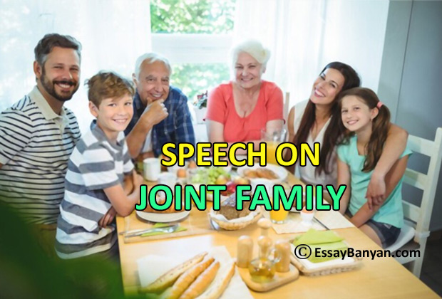 give a speech on family